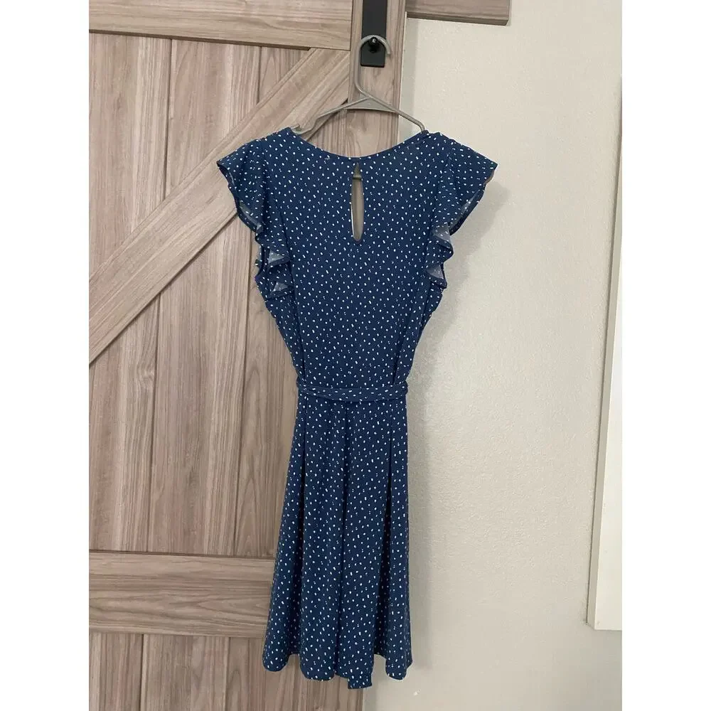 NWT Gilli blue and white dress size small - Picture 6 of 8